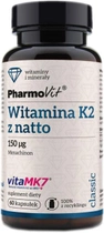 Харчова добавка Pharmovit Вітамін K2 з натто 60 капсул (5902811239813) - зображення 1