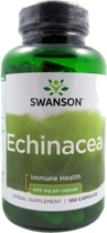 Харчова добавка Swanson Ехінацея 400 мг 100 капсул (87614014234) - зображення 1
