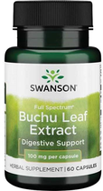 Харчова добавка Swanson Fs Buchu Leaf Bukko Birch 60 таблеток (87614112657) - зображення 1