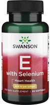Харчова добавка Swanson Вітамін Е та селен 90 капсул (87614020228) - зображення 1
