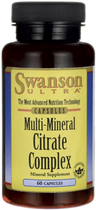 Харчова добавка Swanson Citrate Multi Mineral Complex 60 капсул (87614024219) - зображення 1