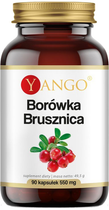 Харчова добавка Yango Cowberry 90 капсул Сечовидільна система (5904194060428)