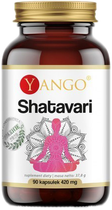 Харчова добавка Yango Shatavari 420 мг 90 капсул Репродуктивна система (5907483417910) - зображення 1