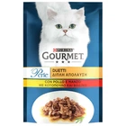 Вологий корм Purina Gourmet Perle Duo з куркою і яловичиною міні-філе в підливці 85 г