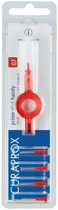 Zestaw szczoteczek międzyzębowych Curaprox Prime Handy Plus color Red d 0,7 mm, 1 szt. uchwyt narożny z nasadką 5 szt. (7612412422771) - obraz 1