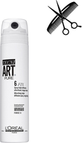 Profesjonalny spray utrwalający bez zapachu L'Oreal Professionnel Tecni.Art Pure 6-Fix z potrójnym sprayem do ultramocnego i długotrwałego utrwalenia 250 ml (0000030162839) - obraz 1