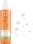 Spray do opalania Vichy Capital Soleil Beach Protect Anti-Dehydration SPF 30+ z kwasem hialuronowym, przeciw odwodnieniu skóry + ochrona przed solą i chlorem 200 ml (3337875648554) - obraz 3