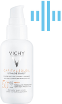 Lekki fluid do opalania Vichy Capital Soleil UV-Age Daily przeciw oznakom fotostarzenia skóry twarzy SPF 50+ 40 ml (3337875762298) - obraz 1