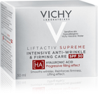Засіб тривалої дії Vichy Liftactiv Supreme Day Cream SPF30 For All Skin Types корекція зморшок і пружність шкіри антивіковий крем 50 мл (3337875719124) - зображення 3