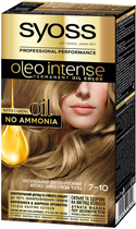Фарба для волосся SYOSS Oleo Intense 7-10 Натуральний світло-русявий 115 мл (8410436218214) - зображення 1