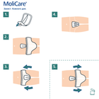 Wkładki urologiczne Hartmann MoliCare Premium Men Wkładki męskie V-kształtne z mankietami 5 kropli 14 szt (4052199291987) - obraz 6