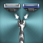 Maszynka do golenia dla mężczyzn (Razor) Gillette Mach3 z 2 wymiennymi wkładami (7702018020706) - obraz 7