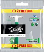 Jednorazowe maszyny Wilkinson Sword Extra 2 Essential Sensitive 5+2szt (4027800077137) - obraz 1