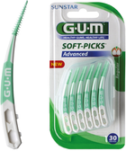 Набір міжзубних щіток GUM Soft-Picks Advanced 30 шт. (7630019902366) - зображення 1