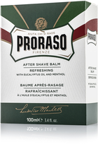 Odświeżający i tonizujący balsam po goleniu Proraso z ekstraktem z eukaliptusa i mentolem 100 ml (8004395001101) - obraz 2