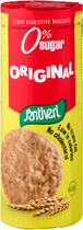 Галетне печиво Santiveri Digestive Cereales без цукру 190 г (8412170021648) - зображення 1