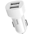 Автомобильное ЗУ Hoco Z2A (2USB/ 2.4A) White