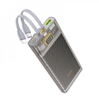 Повербанк Hoco J104A (20000mAh / Out: 2USB 22,5W QC3.0, Type-C 20W PD / In: Type-C 18W PD, cable Lightning, cable Type-C ) с LED Дисплеем, Cерый