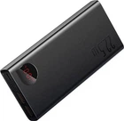 Повербанк Baseus PPAD 000101 Metal (20000mAh / Out: 2USB-A 22.5W QC3.0, Type-C PD 20W / In: Lightning, micro-USB, Type-C 18W ) с LED Дисплеем, черный