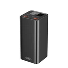 Повербанк XO PB97 (20000mAh / Out: 2xUSB-A 22.5W QC3.0, 2xType-C PD 65W / In: Type-C 55W ) з LED Дисплеєм, чорний