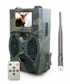 Фотоловушка Suntek HC 300M 2" дисплей, угол обзора 120°, передача данных GSM, ночная съемка, датчик движения (защитный) - изображение 2