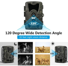 Фотоловушка Suntek HC 801A 25м, 2" дисплей, обзор 120°, датчик движения, ночная съемка, защита IP65, камуфляж - изображение 10