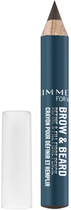 Олівець для брів Rimmel Men Brow & Beard Define & Fill Fiber Pencil 01 - Light 1.7 г (3614225081101) - зображення 1