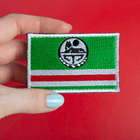 Шеврон на липучке Флаг Чеченская Республика Ичкерия 5х8 см - зображення 3