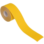 Кінезіо тейп в рулоні 3,8см х 5м 73417 (Kinesio tape) еластичний пластир Yellow - зображення 3