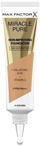 Podkład Max Factor Miracle Pure Skin-Improving Foundation SPF30 PA+++ 75-Golden 30 ml (3616302638703) - obraz 1