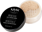 Пудра NYX Professional Makeup Mineral Finishing Powder мінеральна MFP01 - Light / Medium 8 г (0800897815455) - зображення 2