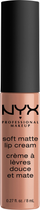 Рідка помада для губ NYX Professional Makeup Soft Matte Lip Cream 04 London (0800897142858) - зображення 1