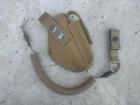 Кобура поясная для пистолета макарова ПМ койот песочный+шнур страховочный (тренчик) 973 - изображение 2
