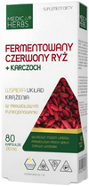 Харчова добавка Medica Herbs ферментований червоний рис + артишок (5903968202460) - зображення 1