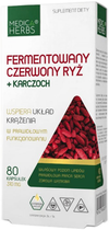 Харчова добавка Medica Herbs ферментований червоний рис + артишок (5903968202460) - зображення 1