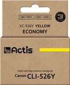 Tusz ACTIS do Canon CLI-526Y Yellow (KC-526Y)