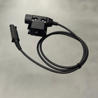 Адаптер с кнопкой PTT U94 для наушников под рацию Baofeng UV-9R / UV-9R Plus / UV-XR / BF-9700 - изображение 1