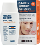 Fluid Isdin FotoUltra 100 Active Unify / Fusion Color SPF 50+ 50 ml (8470001674227) - obraz 1