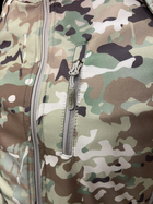 Куртка тактическая зимняя Softshell Single Sword Мультикам 2XL - изображение 10