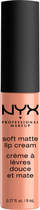 Рідка помада для губ NYX Professional Makeup Soft Matte Lip Cream 15 Athens (800897829933) - зображення 1