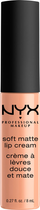 Рідка помада для губ NYX Professional Makeup Soft Matte Lip Cream 16 Cairo (800897829940) - зображення 1