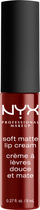 Рідка помада для губ NYX Professional Makeup Soft Matte Lip Cream 27 Madrid (800897848972) - зображення 1