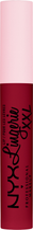 Szminka w płynie z aplikatorem NYX Professional Makeup Lip Lingerie XXL 22 Sizzlin 4 ml (800897004132)