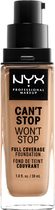 Podkład w płynie NYX Professional Makeup Can\'t Stop Won\'t Stop 24-Hour Foundation 10.3 Neutral buff 30 ml (800897181161) - obraz 2