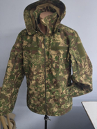 Куртка тактична розмір 50, літня куртка камуфляж хижак тканина ріп-стоп, куртка військова армійська для ЗСУ - зображення 4