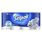 Туалетная бумага Selpak белая трьохшаровий 16 шт