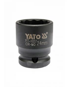 Головка торцева ударна YATO 1/2" 24мм (YT-1027)