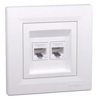 Розетка SCHNEIDER ASFORA EPH4800121 кат.6 Біла