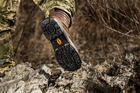 Берці тактичні. Чоловічі бойові черевики з водостійкою мембраною Мaxsteel Waterproof Brown 46 (304мм) коричневі в подарунок 2 пари тактичних шкарпеток - зображення 8