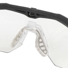 Балістичні окуляри Revision StingerHawk з прозорими й бурштиновими лінзами Чорний 2000000130224 - зображення 6